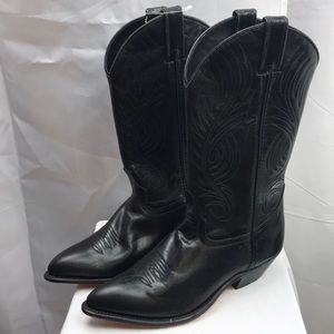 Code West Women’s Black Leather Cowboy Boots